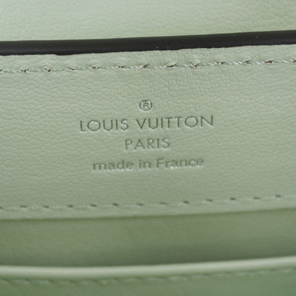 LOUIS VUITTON Capucines Mini Karung Leather Shoulder Bag White