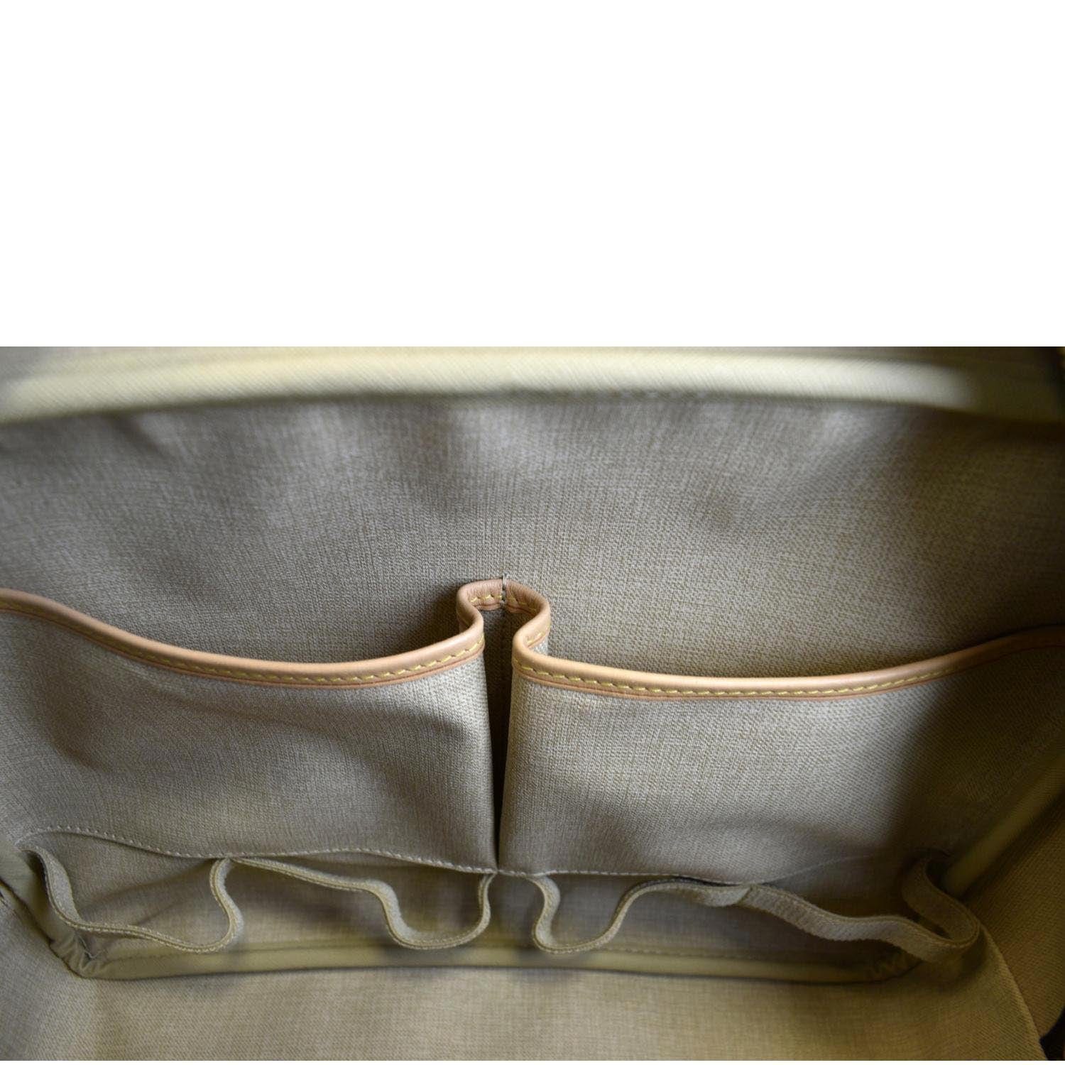 Deauville cloth bowling bag Louis Vuitton Brown in Cloth - 23415768