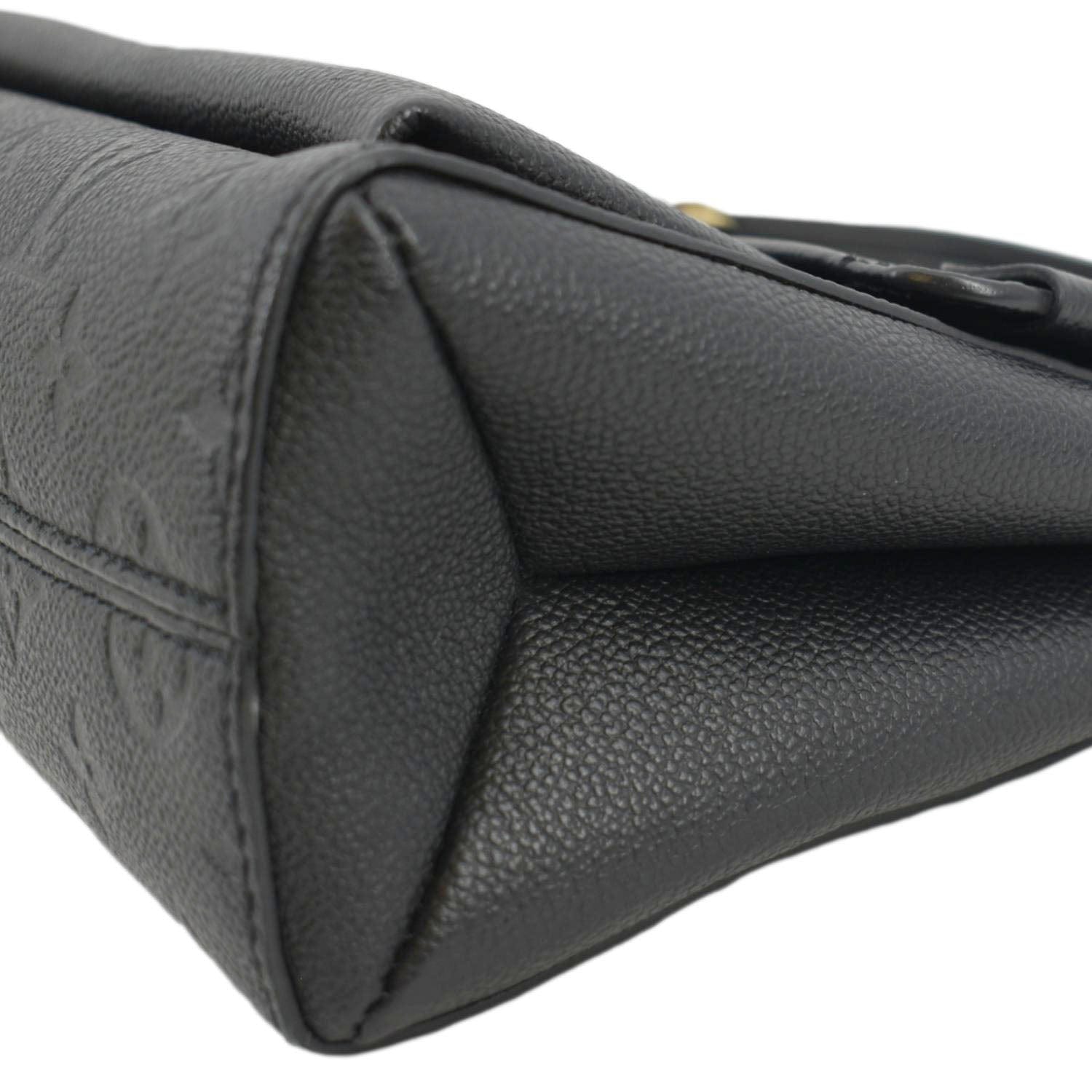 LOUIS VUITTON Black Vavin Monogram Empreinte Leather Shoulder Bag PM M44151