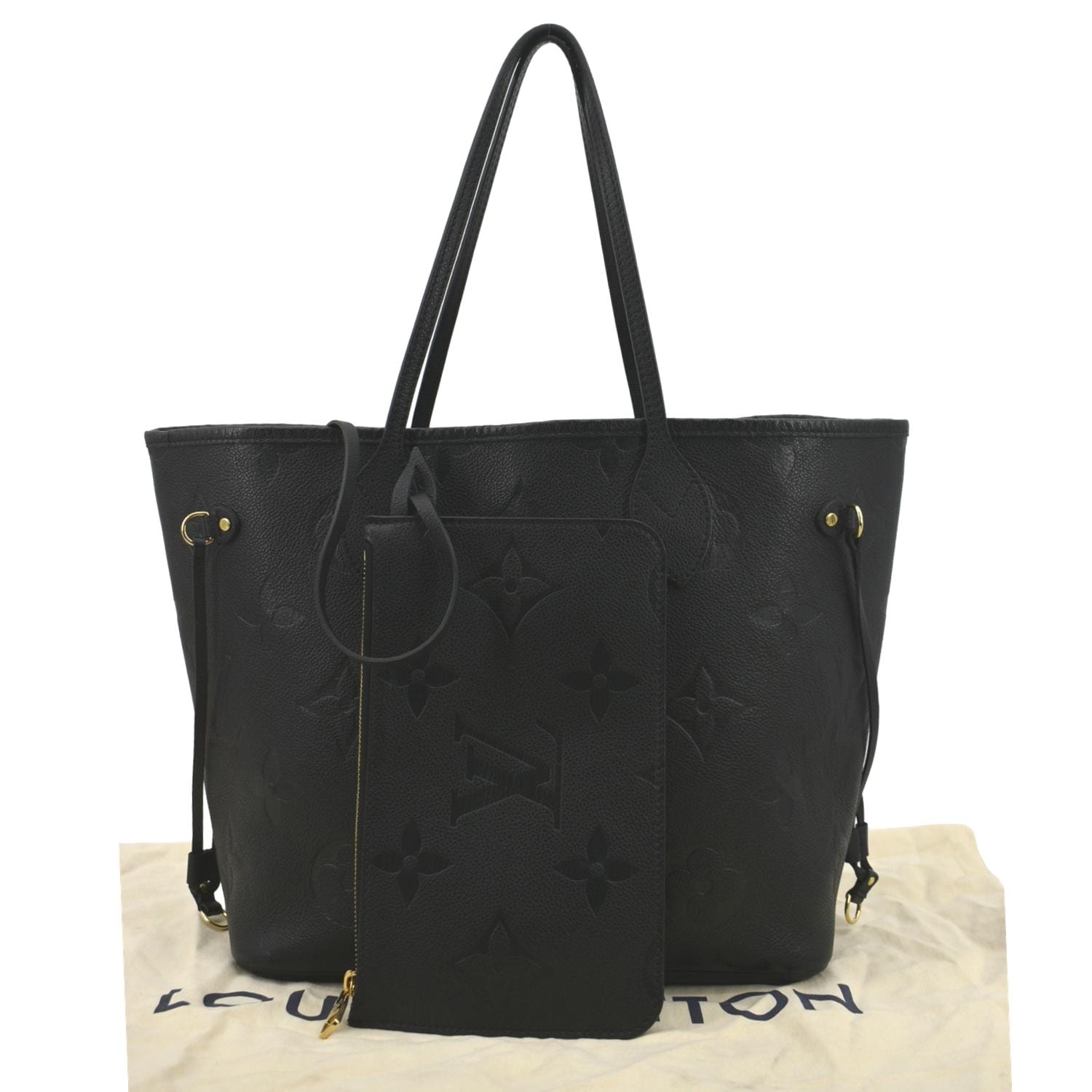 Pre-Order Inspired Small Log Embossed PM Never Full Totes