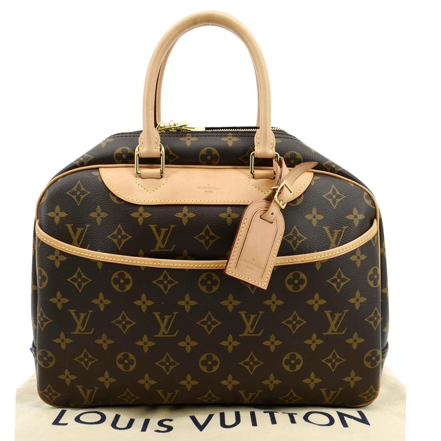 Deauville cloth handbag Louis Vuitton Beige in Cloth - 34350878
