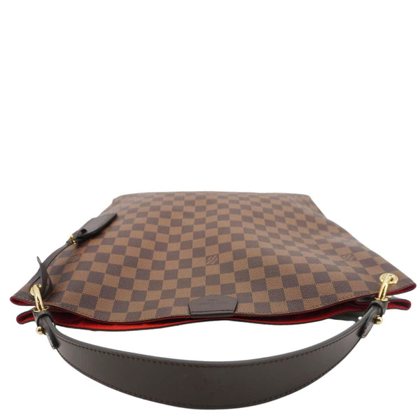 LOUIS VUITTON Graceful MM Damier Ebene Shoulder Bag Brown