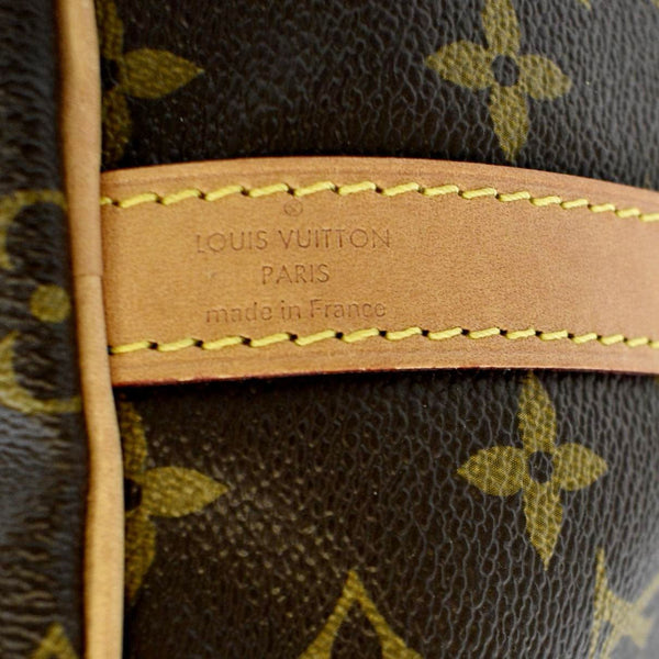 LOUIS VUITTON Speedy 40 Bandouliere Heritage Monogram Canvas Travel Bag Brown