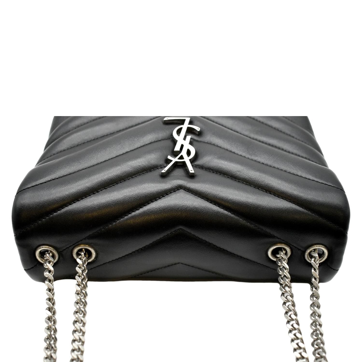 Shop Saint Laurent Small Loulou Matelass Leather Shoulder Bag