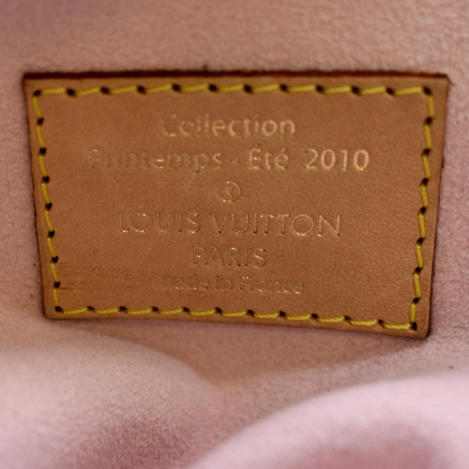 LOUIS VUITTON Louis Vuitton Monogram Denim Sunshine Shoulder Bag M93183  Leather Rose Gold Metal Fittings