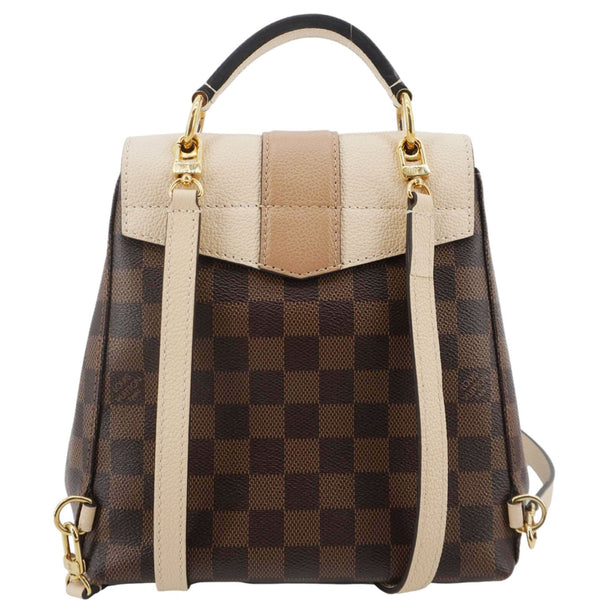 LOUIS VUITTON Clapton Damier Ebene Backpack Bag Creme Beige