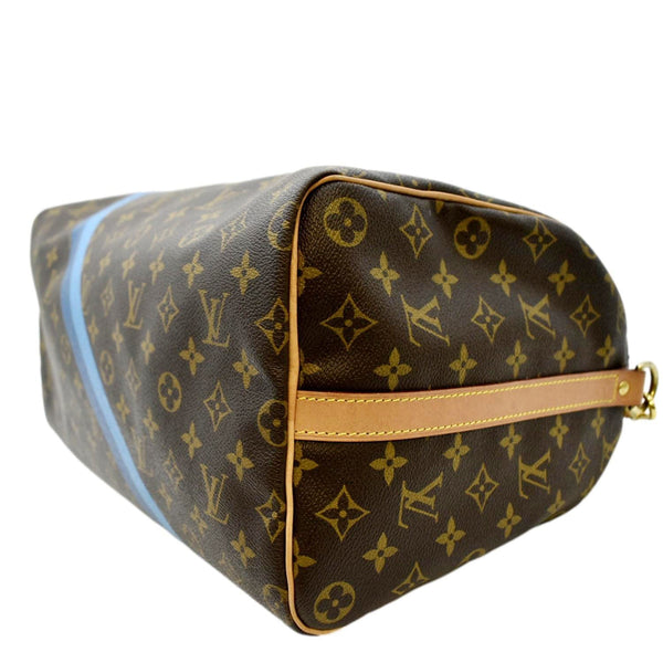 LOUIS VUITTON Speedy 40 Bandouliere Heritage Monogram Canvas Travel Bag Brown