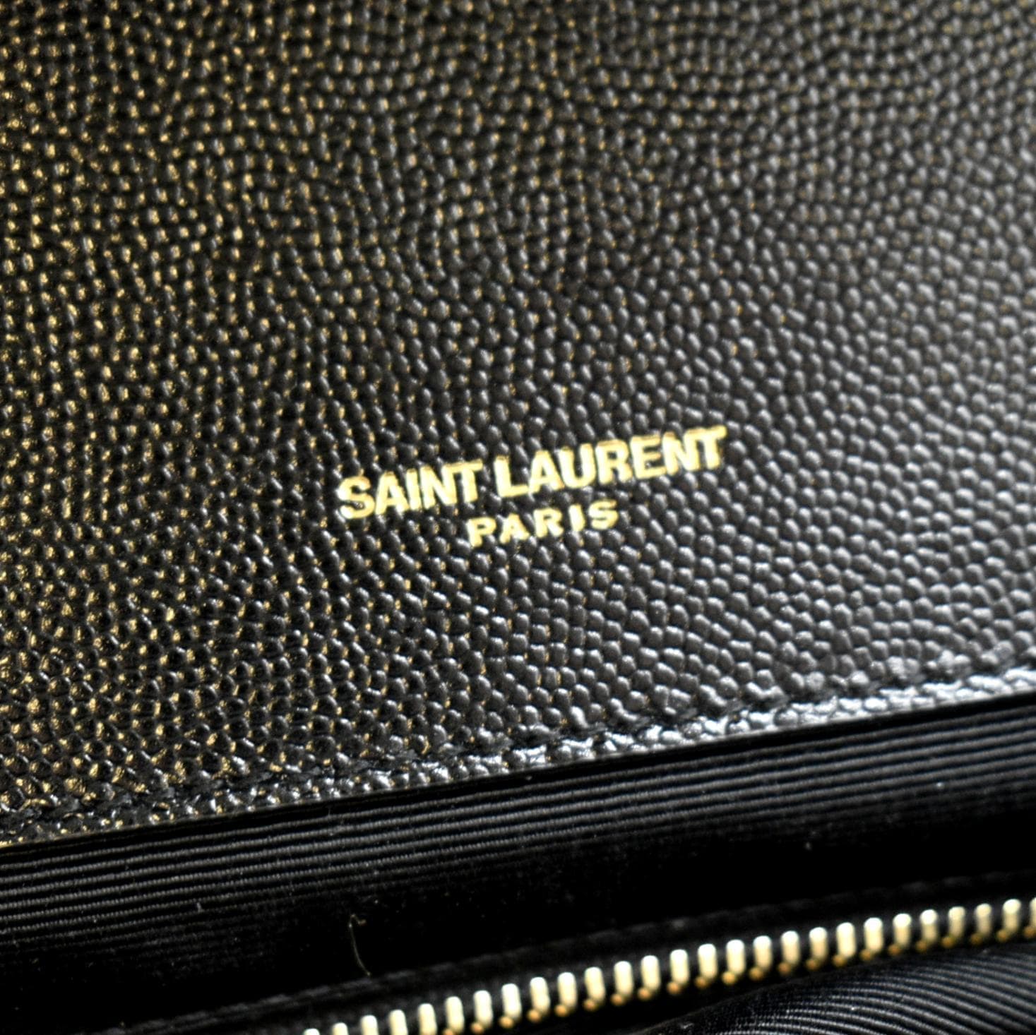 Saint Laurent Large Envelope Calfskin Leather Shoulder Bag