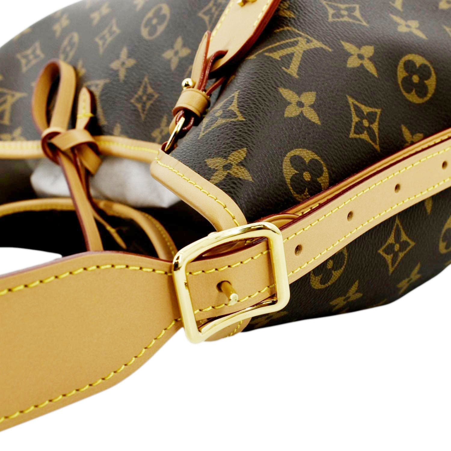 Louis Vuitton Carry All Monogram MM Brown in Coated Canvas/Cowhide Leather  with Gold-tone - US
