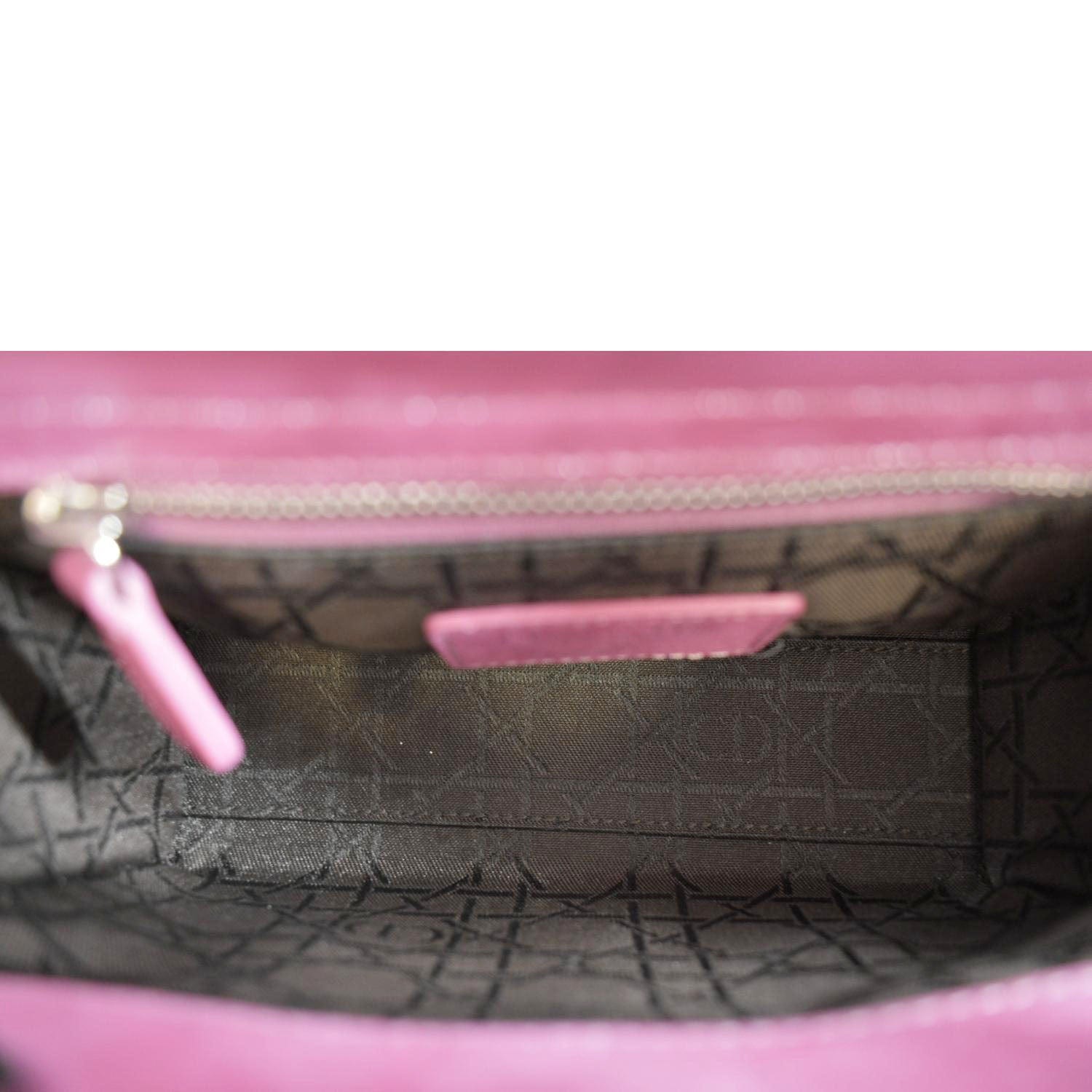 Dior - Mini Lady Dior Bag Antique Pink Cannage Lambskin - Women