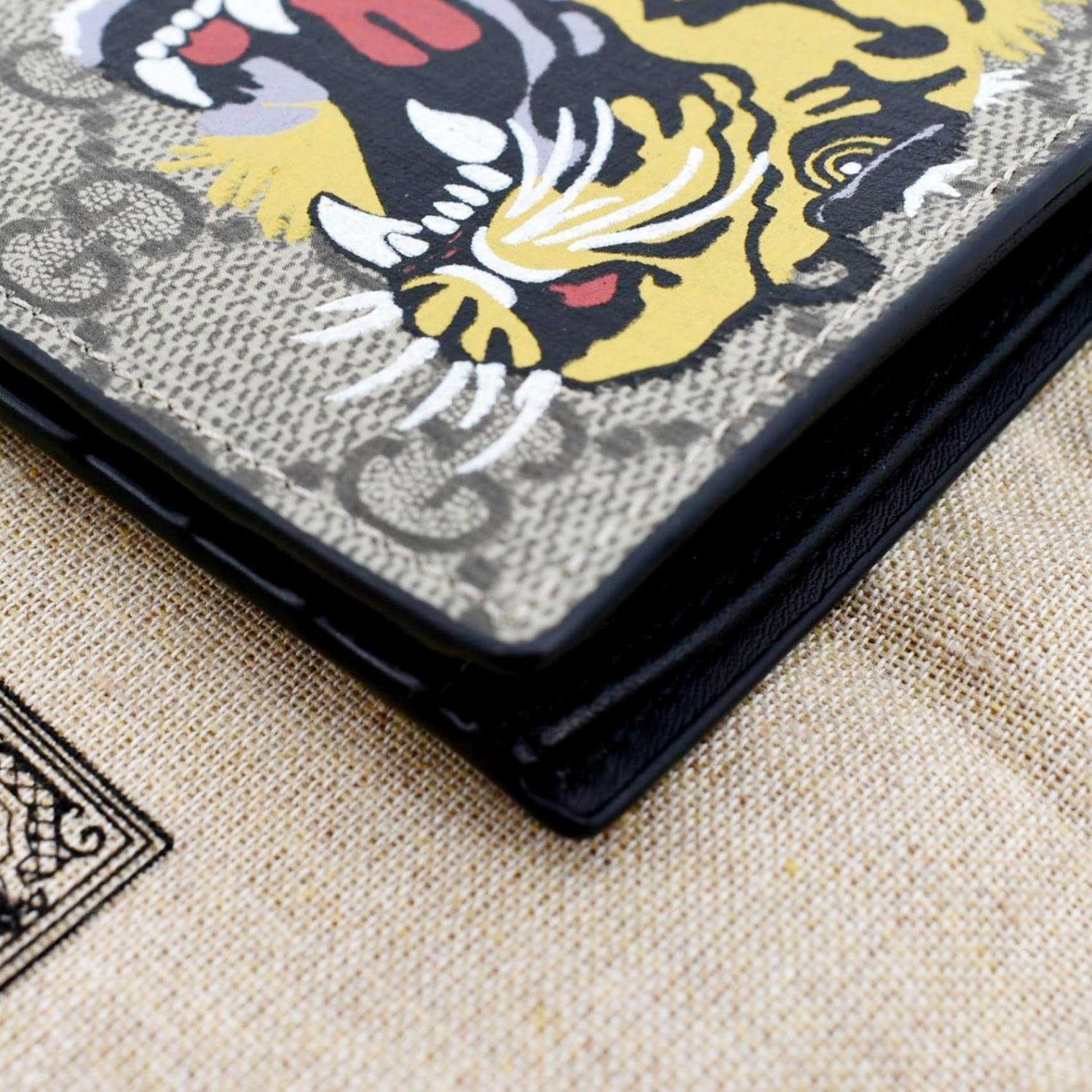 Gucci Men's Tiger Print Wallet