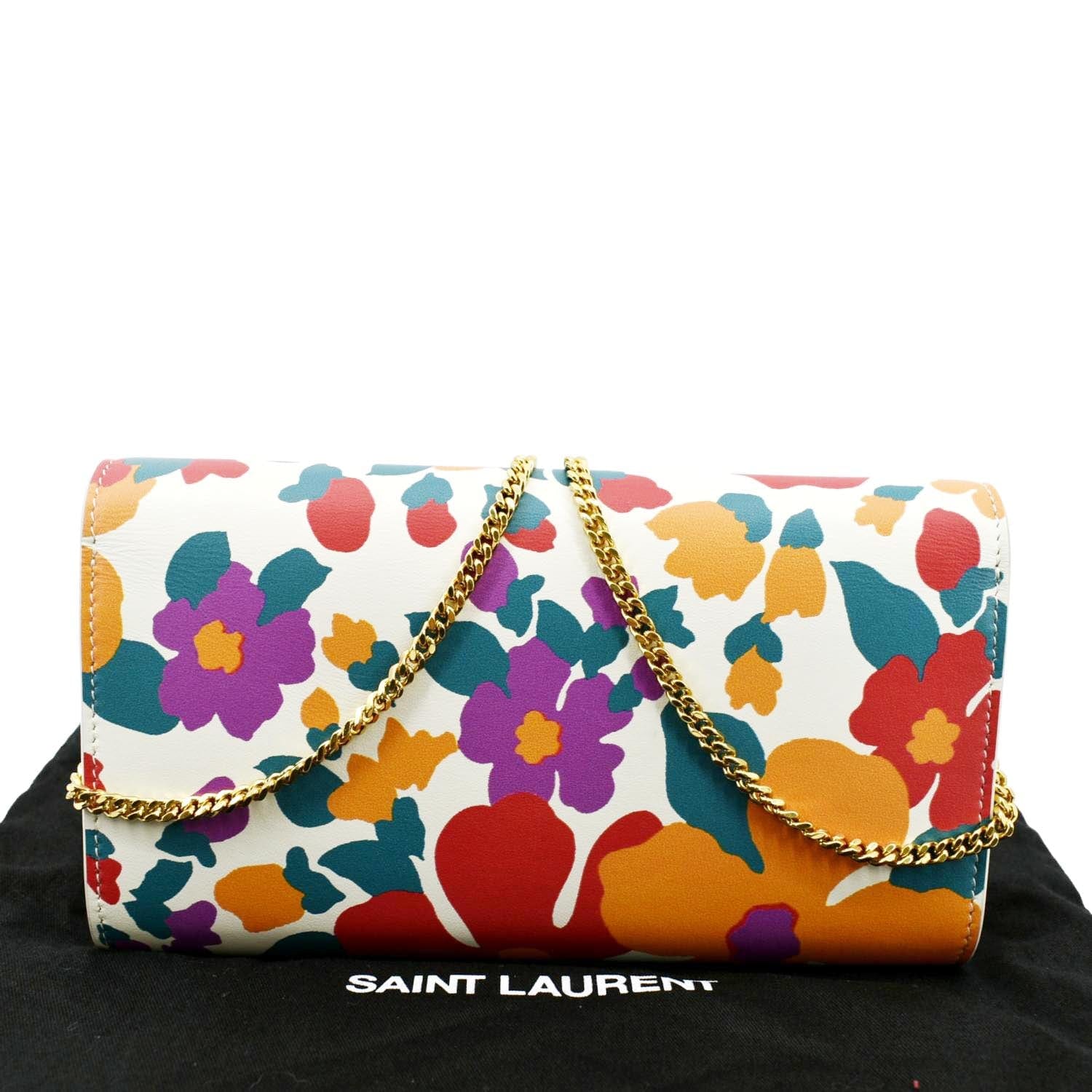 SAINT LAURENT Calypso Long padded leather pouch | NET-A-PORTER