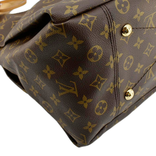 LOUIS VUITTON Artsy MM Monogram Canvas Hobo Bag Brown