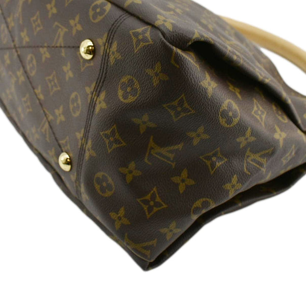 LOUIS VUITTON Artsy MM Monogram Canvas Hobo Bag Brown