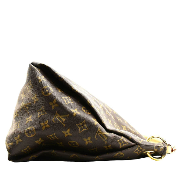 LOUIS VUITTON Artsy MM Monogram Canvas Hobo Bag Brown