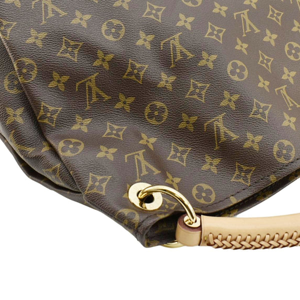 LOUIS VUITTON Artsy MM Monogram Canvas Hobo Bag Brown