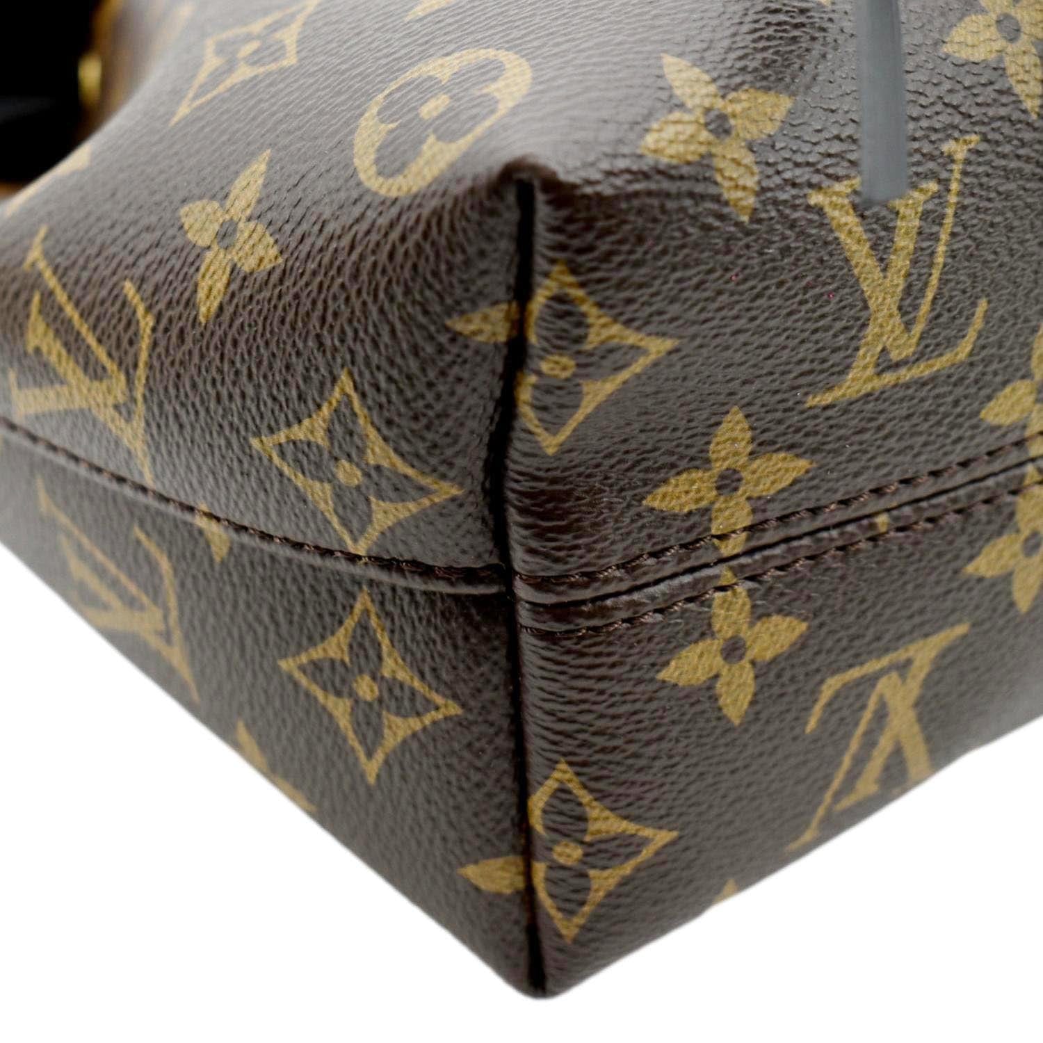 Louis Vuitton Montsouris Backpack MM Brown Canvas/Leather 9LV810K –  Bagriculture