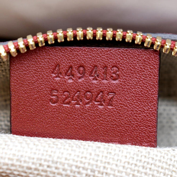 Gucci Bree Micro GG Leather Crossbody Bag in Red Color - Number