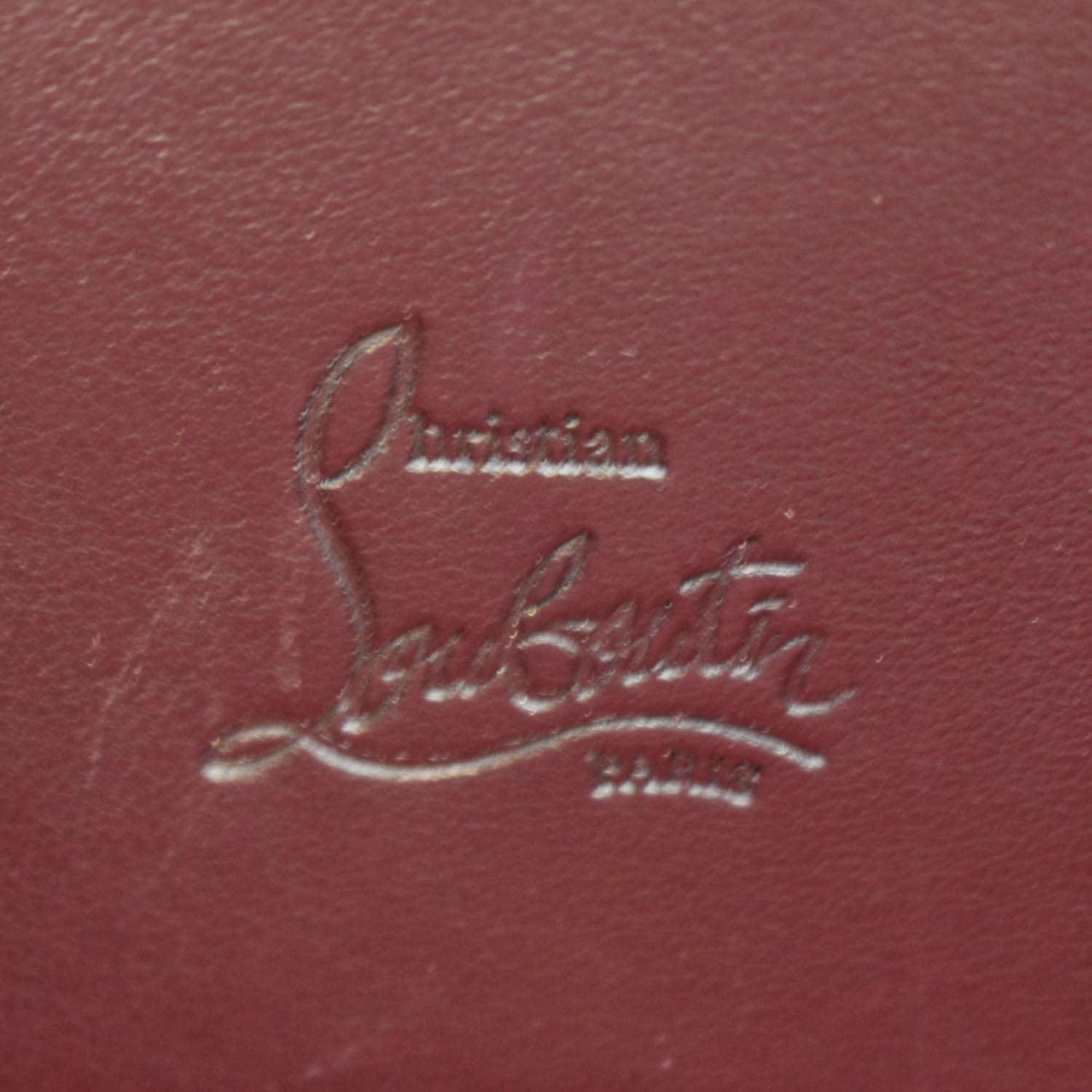 Christian Louboutin Mini Paloma Camo Jacquard Satchel Black Leather Sh -  MyDesignerly