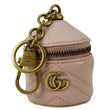 GUCCI GG Marmont Leather Key Chain Pink 725109