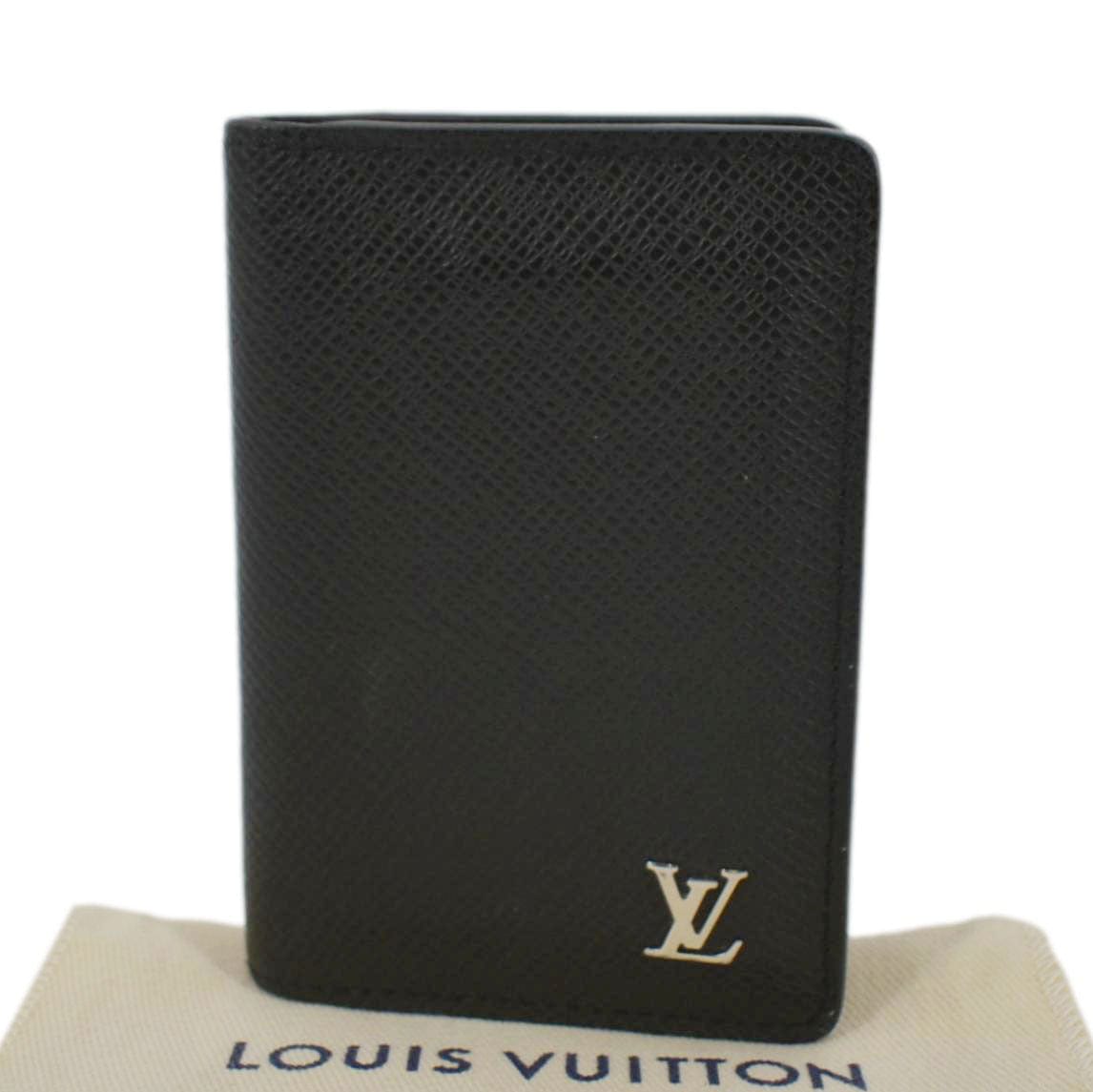 Louis Vuitton Multiple Wallet (3 Card Slot) Taiga Black