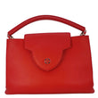 LOUIS VUITTON Capucines MM Taurillon Leather Satchel Bag Red