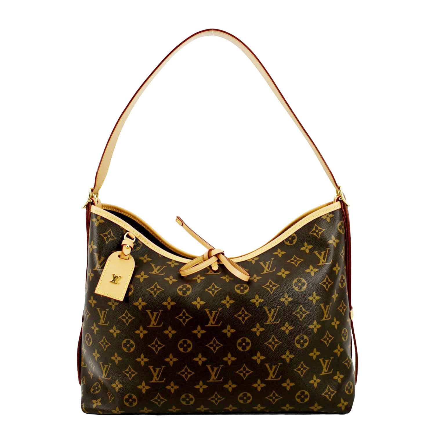 Louis Vuitton CarryAll MM Black in Embossed Supple Grained Cowhide Leather  with Gold-tone - US