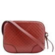 Gucci Bree Micro GG Leather Crossbody Bag in Red Color