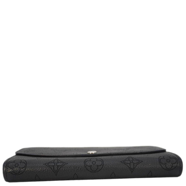 LOUIS VUITTON Iris Mahina Monogram Leather Wallet Black