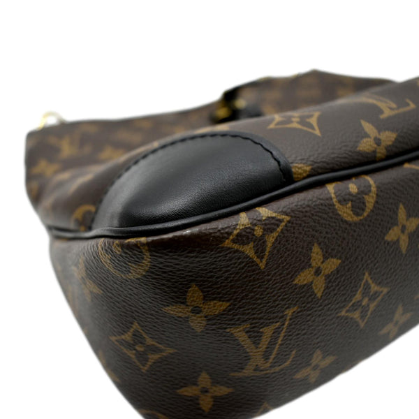 LOUIS VUITTON Odeon NM MM Monogram Canvas Shoulder Bag Black/Brown