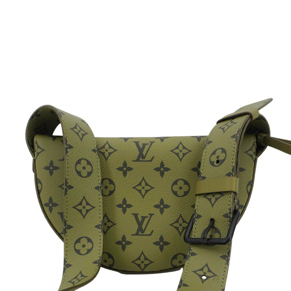 LOUIS VUITTON Moon Monogram Coated Canvas Crossbody Bag Green Khaki