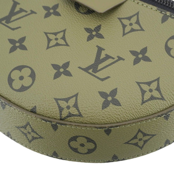 LOUIS VUITTON Moon Monogram Coated Canvas Crossbody Bag Green Khaki