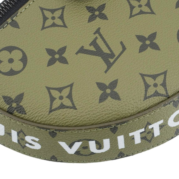 LOUIS VUITTON Moon Monogram Coated Canvas Crossbody Bag Green Khaki