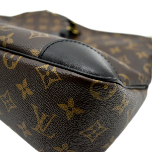 LOUIS VUITTON Odeon NM MM Monogram Canvas Shoulder Bag Black/Brown