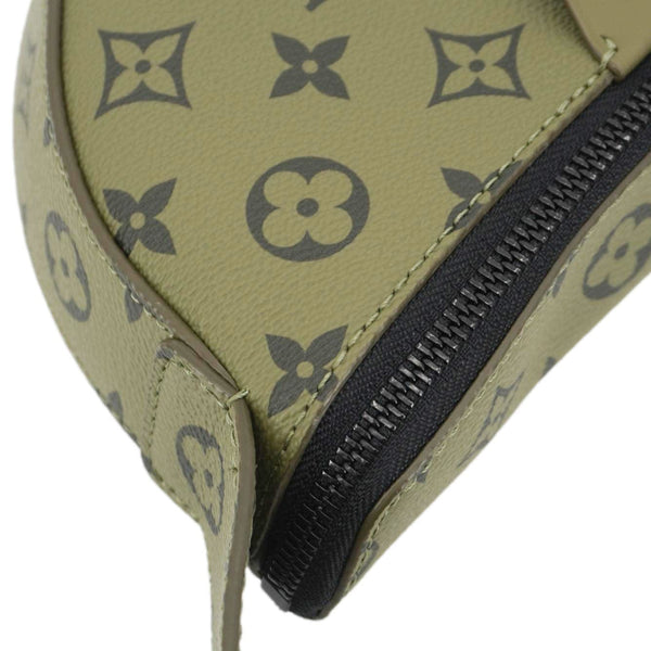 LOUIS VUITTON Moon Monogram Coated Canvas Crossbody Bag Green Khaki