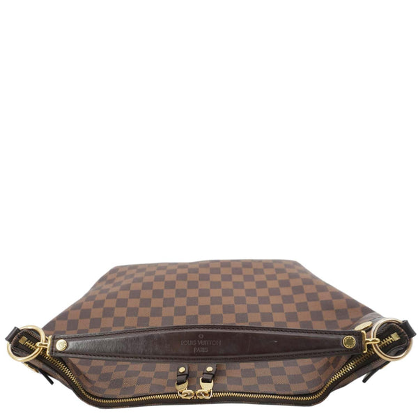 LOUIS VUITTON Duomo Damier Ebene Hobo Bag Brown