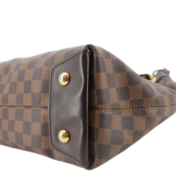 LOUIS VUITTON Duomo Damier Ebene Hobo Bag Brown