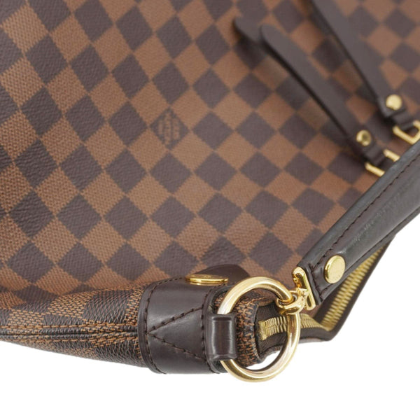 LOUIS VUITTON Duomo Damier Ebene Hobo Bag Brown