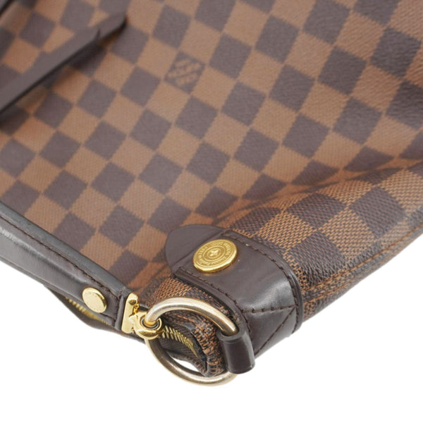 LOUIS VUITTON Duomo Damier Ebene Hobo Bag Brown