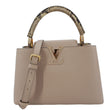 LOUIS VUITTON Capucines Leather Shoulder Bag Galet