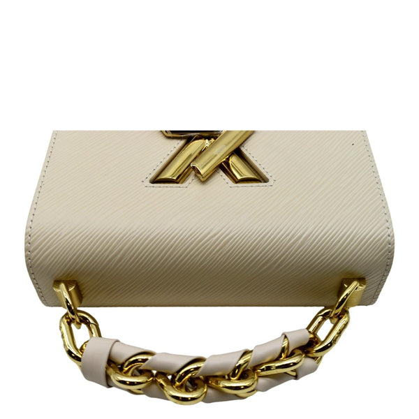 LOUIS VUITTON Twist PM Epi Leather Crossbody Bag Beige