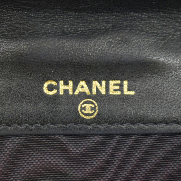 CHANEL Timeless CC Flap Caviar Leather Wallet Black