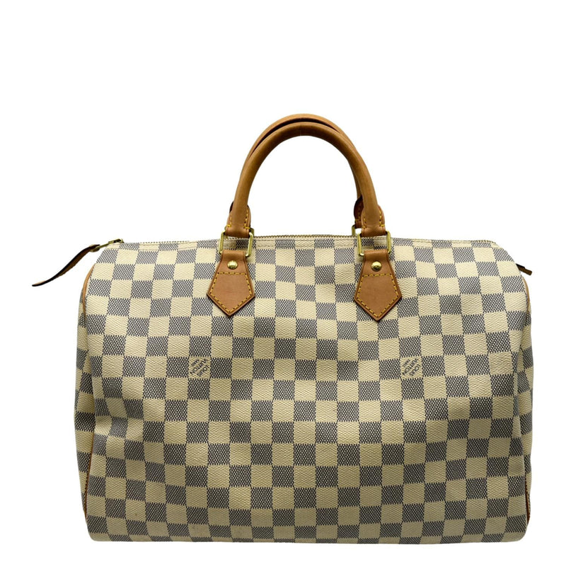 Louis Vuitton Azur Speedy 35 Satchel - A World Of Goods For You, LLC