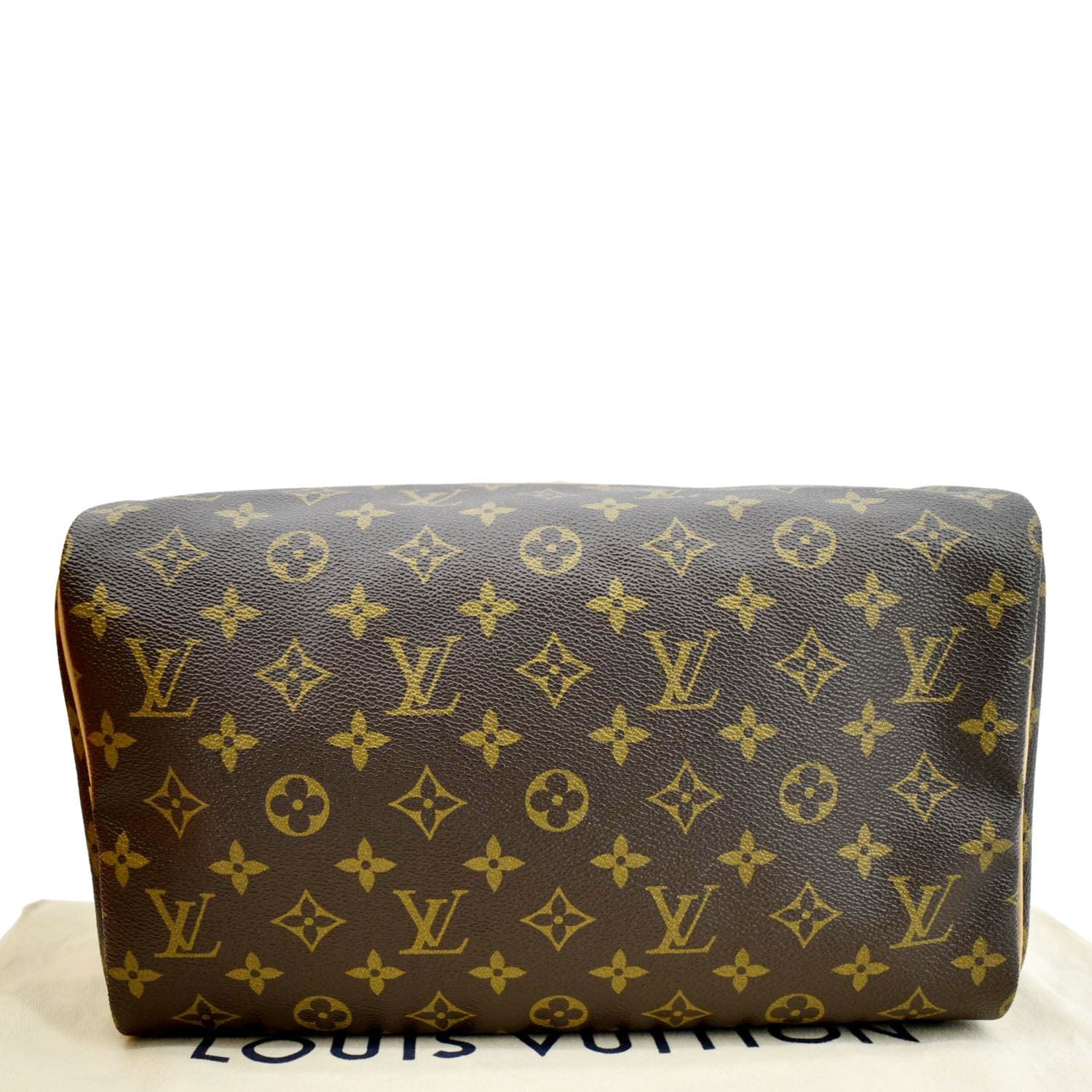 Louis+Vuitton+Speedy+Duffle+30+Brown+Fuchsia+Canvas+Leather for sale online