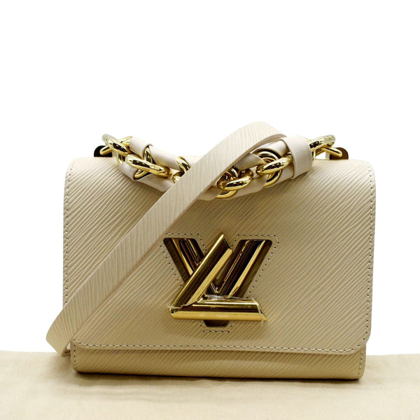 LOUIS VUITTON Twist PM Epi Leather Crossbody Bag Beige