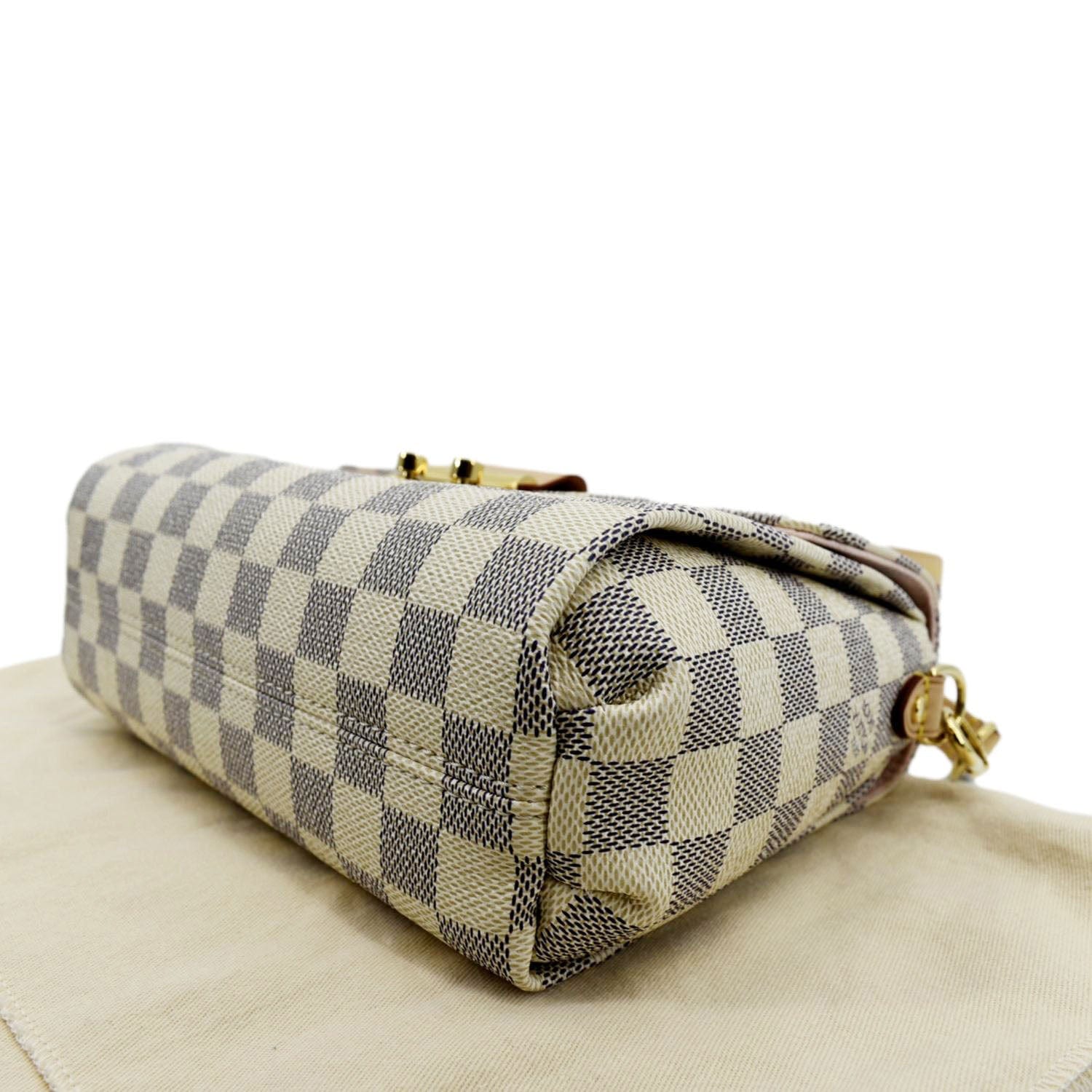 Louis Vuitton Croisette Crossbody bag in Damier Azur Canvas | Mint Condition