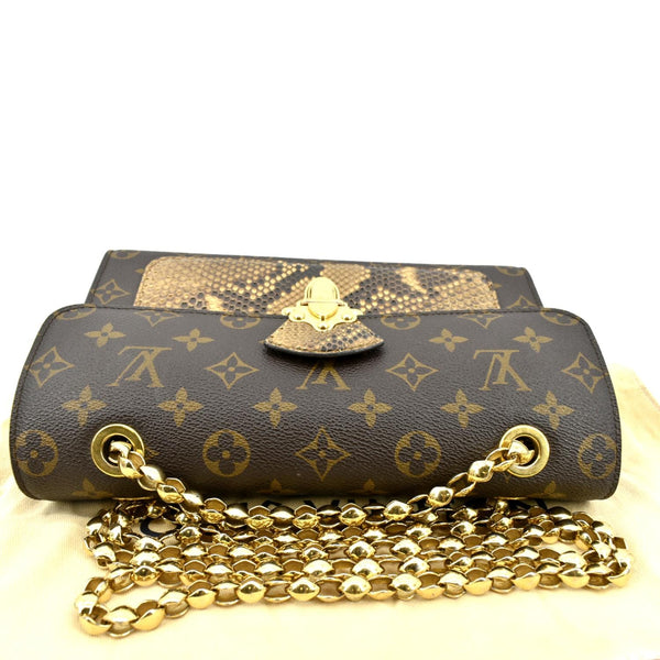 LOUIS VUITTON Victoire Monogram Canvas Crossbody Bag Brown