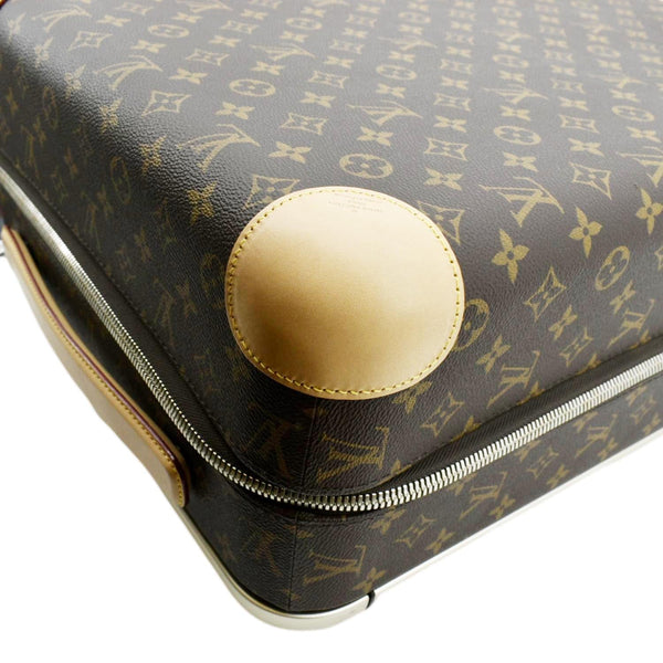 LOUIS VUITTON Horizon 55 Monogram Canvas Rolling Suitcase Brown