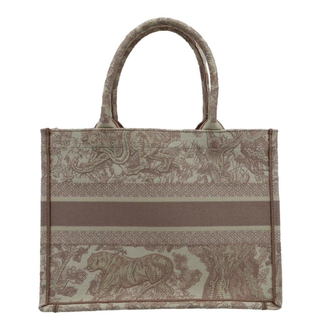 Christian Dior Book Toile de Jouy Canvas Tote Bag