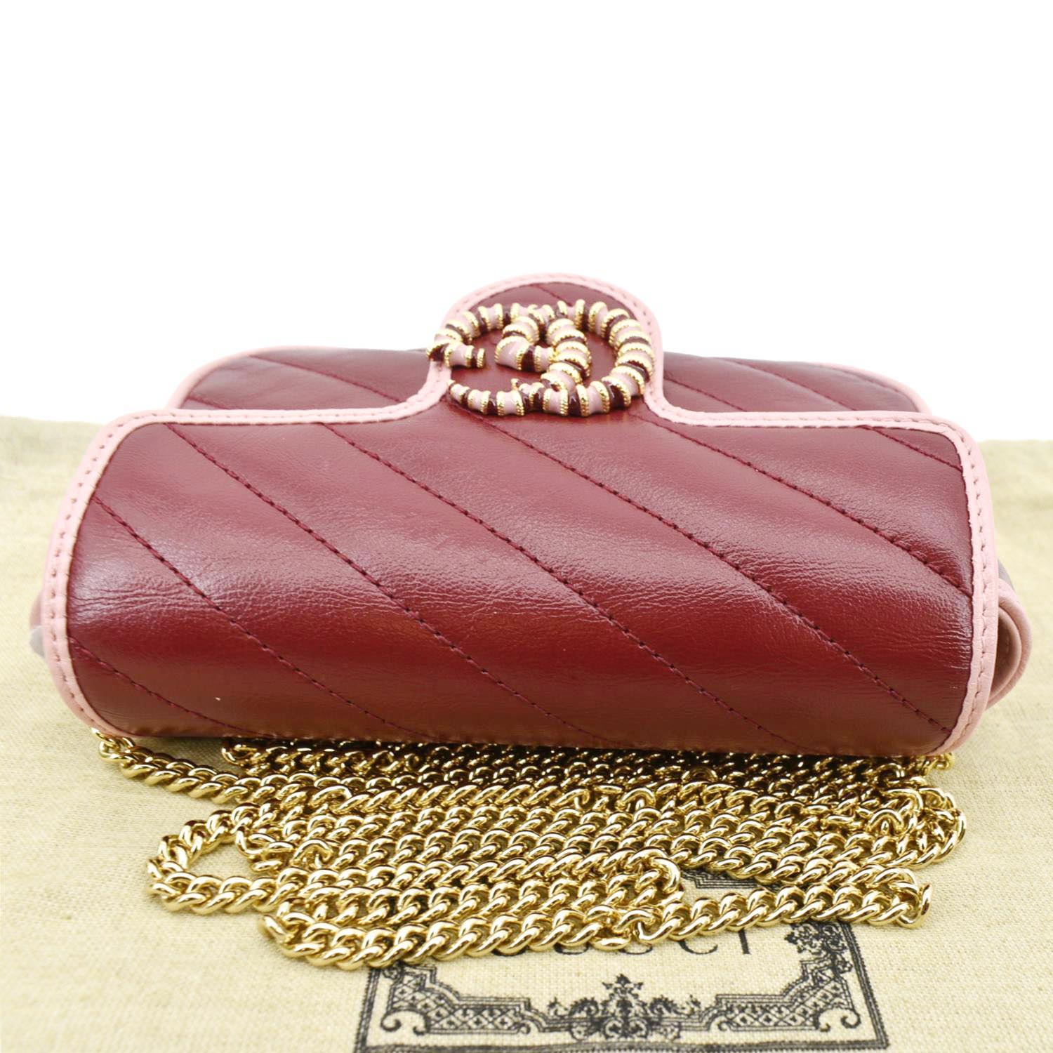 GG Vintage Front Flap Shoulder Bag